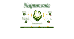 Desktop Screenshot of haptonomy.org