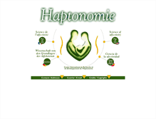 Tablet Screenshot of haptonomy.org